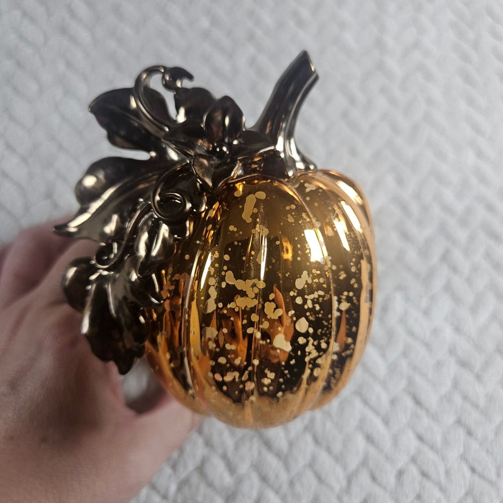 Bath & Body Works Wallflowers Metallic Pumpkin Fragrance Plug Fall Decor